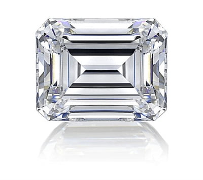 Emerald Shape GRA Certified Moisanite Diamond