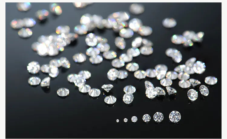 Premium Round Melee Moissanite Diamonds Stones –  (0.8mm – 2.9mm)