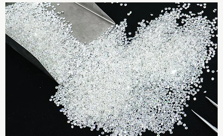 Premium Round Melee Moissanite Diamonds Stones –  (0.8mm – 2.9mm)
