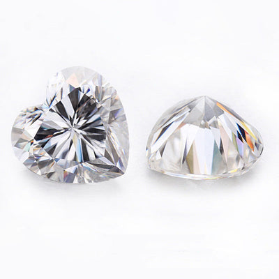 Certified D VVS Moissanite Heart Shape Wholesale GRA Moissanite White Best Quality Moissanite Diamond All Sizes Ship from USA Fast Delivery