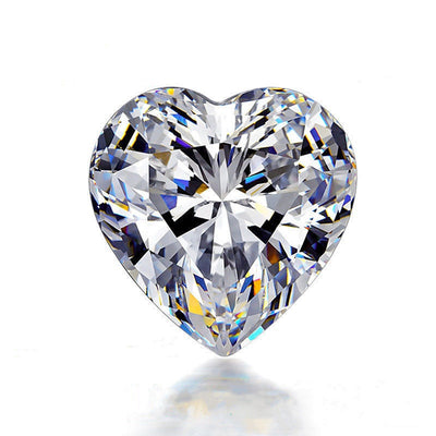 Certified D VVS Moissanite Heart Shape Wholesale GRA Moissanite White Best Quality Moissanite Diamond All Sizes Ship from USA Fast Delivery