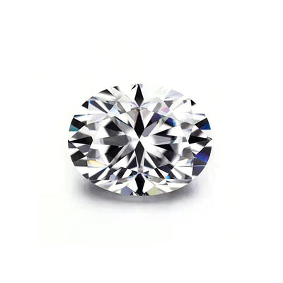 Certified D VVS Moissanite Oval Shape Wholesale GRA Moissanite White Best Quality Moissanite Diamond All Sizes Ship from USA Fast Delivery