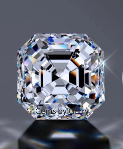 Certified D VVS Moissanite Asscher Cut Wholesale GRA Moissanite White Best Quality Moissanite Diamond All Sizes Ship from USA Fast Delivery