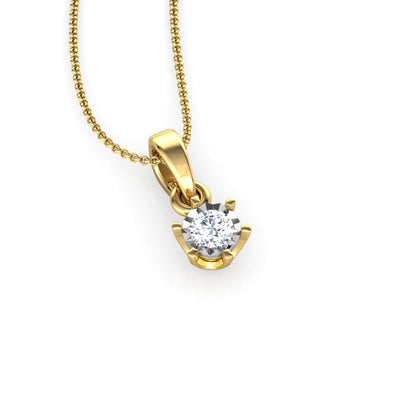 Delicate Miracle Plate Moissanite Diamond Pendant For A Graceful Touch, Gold Pendant, 18k Rose Gold Pendant, Silver Pendant, Gift For Her