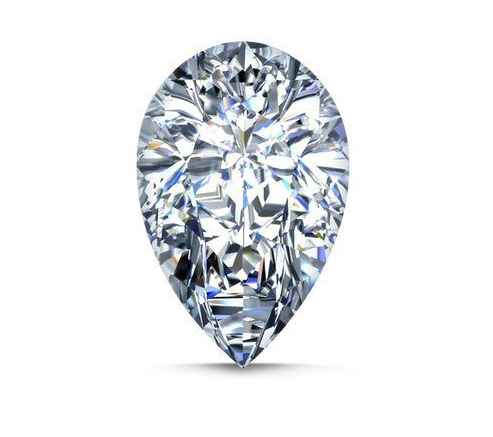 Pear Shape GRA Certified Moissanite Diamond