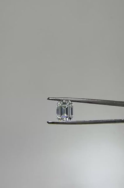 Emerald Shape GRA Certified Moisanite Diamond