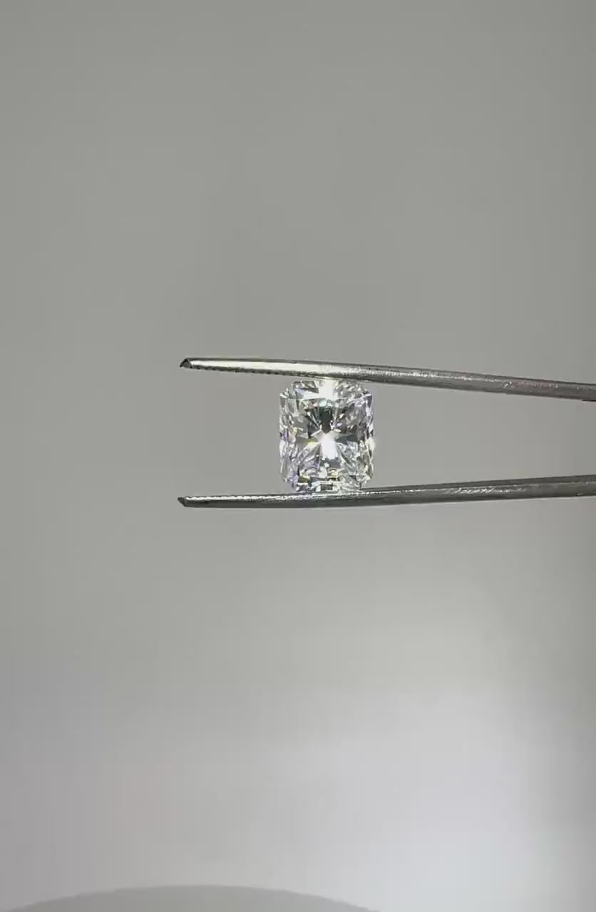 Certified D VVS Moissanite Radiant Cut Wholesale GRA Moissanite White Best Quality Moissanite Diamond All Sizes Ship from USA Fast Delivery