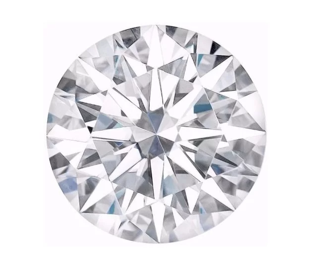 Round Shape GRA Certified Moisanite Diamond